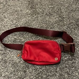 Lunar New Year Lululmeon Everywhere belt bag 2022 with gold yogo